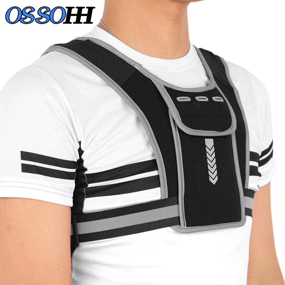 Reflective Vest Cycling - 1 Buah Rompi Lari Reflektif, Rompi