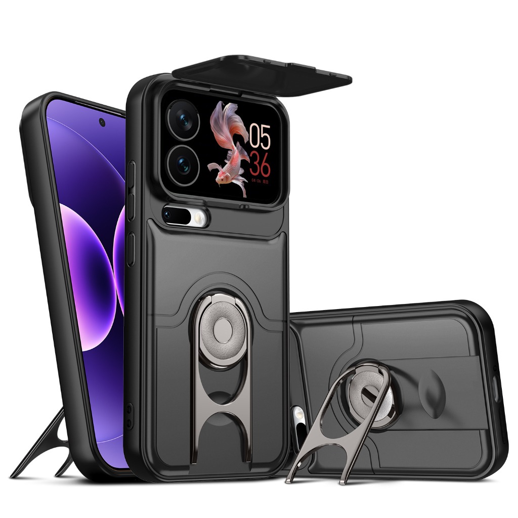 Kickstand Adjustable - Pelindung Lensa Kamera Geser Casing Ponsel