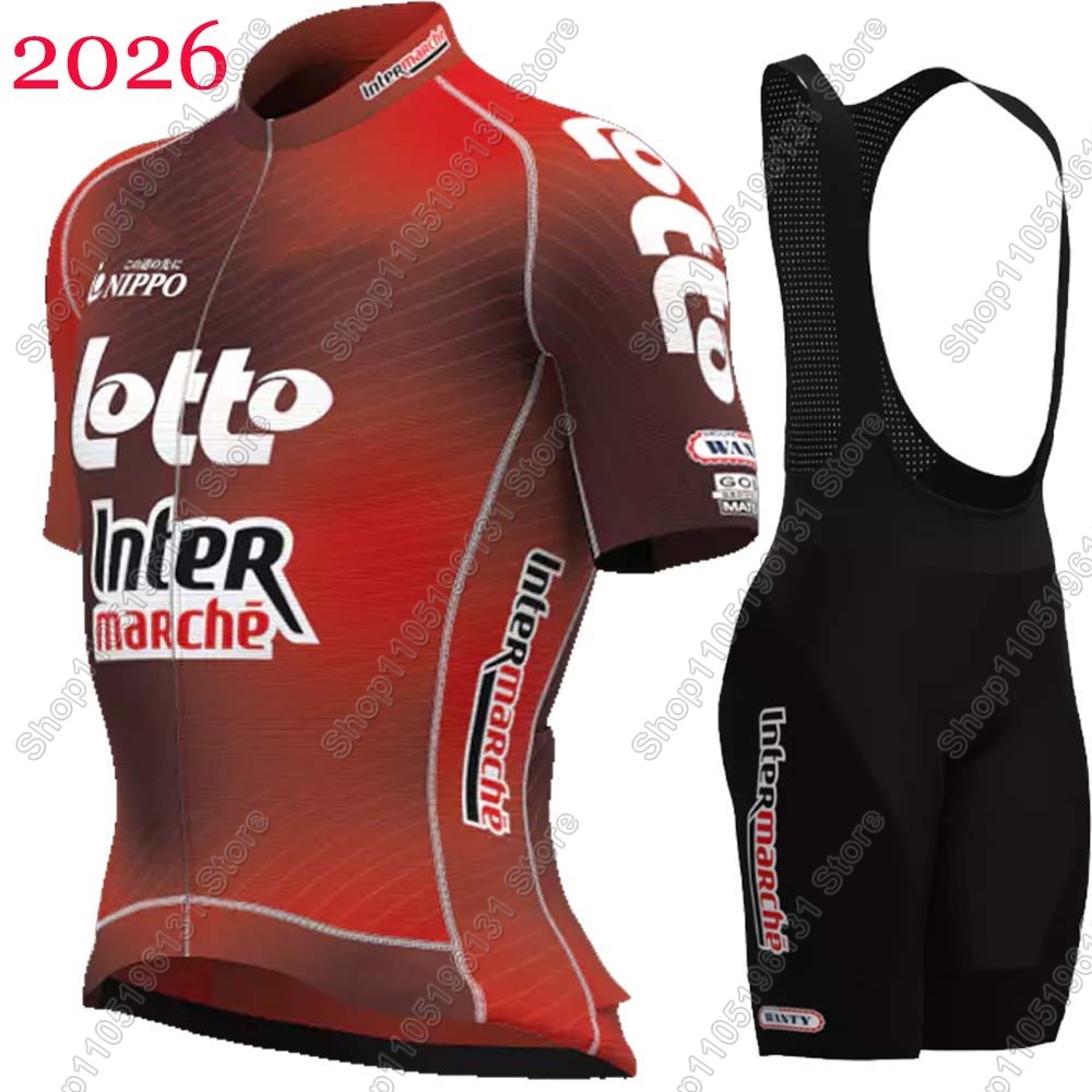 Cycling Commuter Clothing - Set Jersey Lotto Cycling 2026 Pria