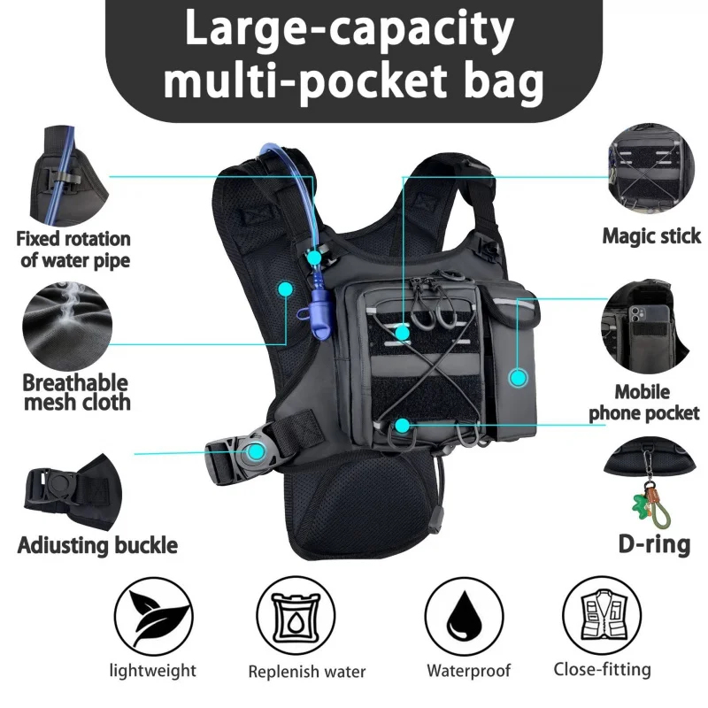 Reflective Vest Cycling - ​ Tas Dada Taktis Berkualitas Tinggi