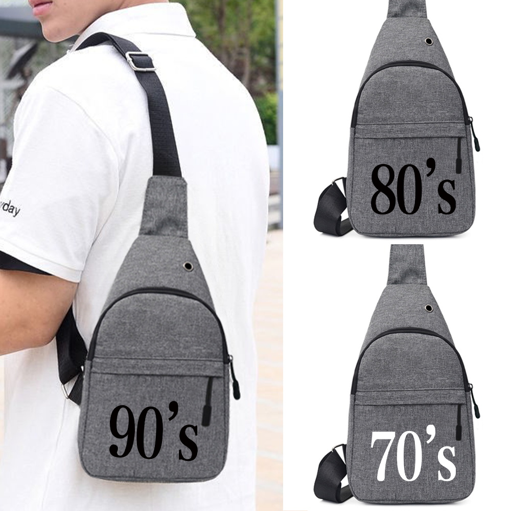 Cycling To Work - Tas Dada Pria Selempang Satu Bahu,