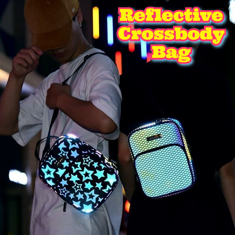 Cycling Commute Bag - Tas Selempang Reflektif Serbaguna Tas Selempang