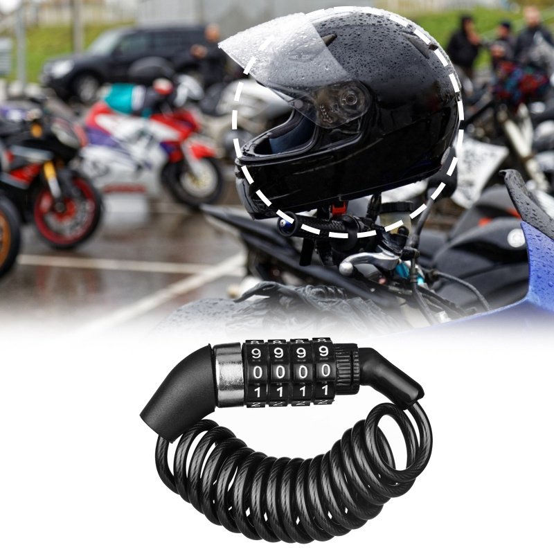 Chain Lock Combination - Rantai Anti Maling Sepeda Motor dengan