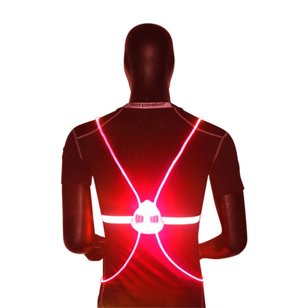 Reflective Vest Cycling - Rompi LED Reflektif 360 Derajat untuk
