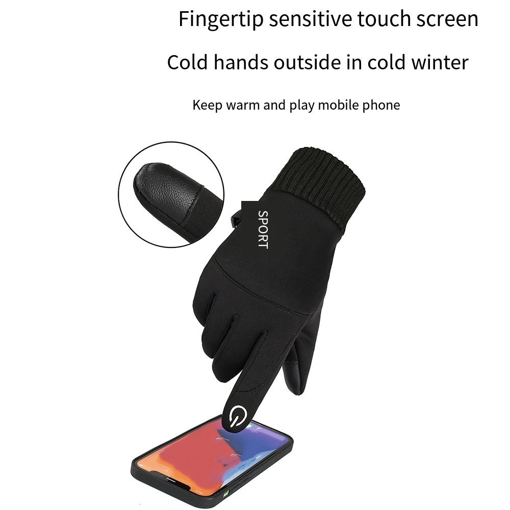 Winter Cycling Commute - Sarung Tangan Layar Sentuh Musim Gugur