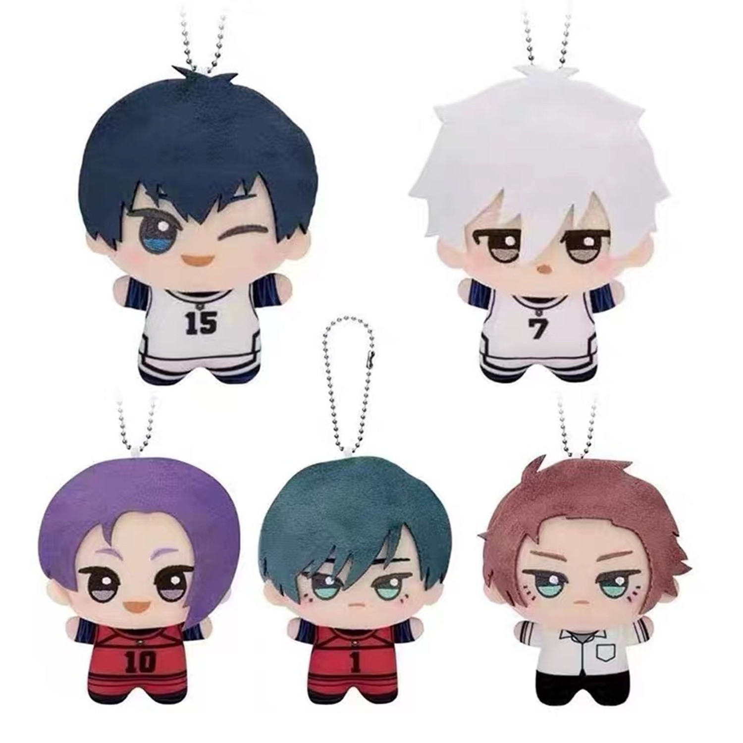 Chain Lock Combination - Gantungan Kunci Boneka Anime Blue Lock