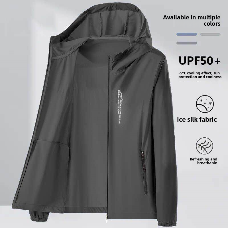 Cycling To Work - Pakaian Topi Pelindung UV Sutra Es
