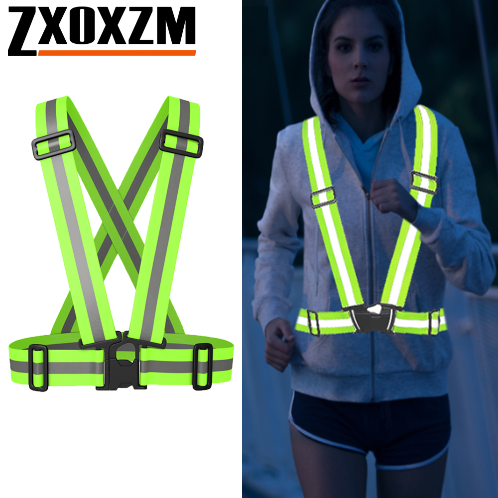 Reflective Vest Cycling - 1 Buah Rompi Lari Malam Hari