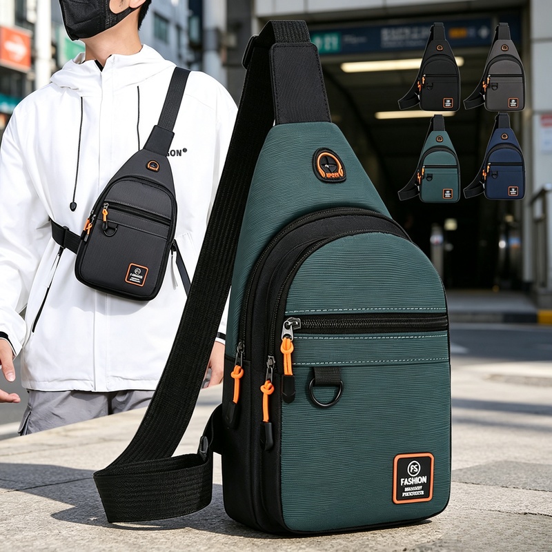 Cycling Commute Bag - Tas Selempang Dada Pria Anti Air