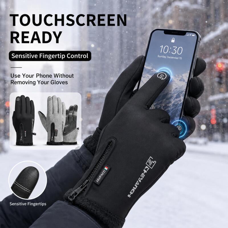 Sarung Tangan Layar Sentuh Han - Winter Cycling Commute ulasan dan harga
