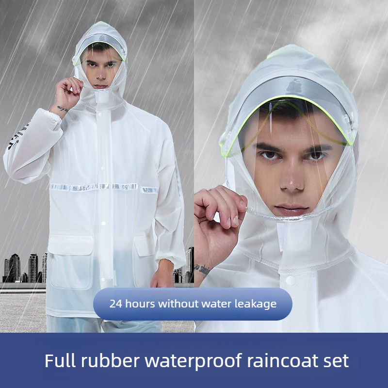 Setelan Jas Hujan Motor Dua Po - Cycling Commuter Rain Jacket ulasan dan harga