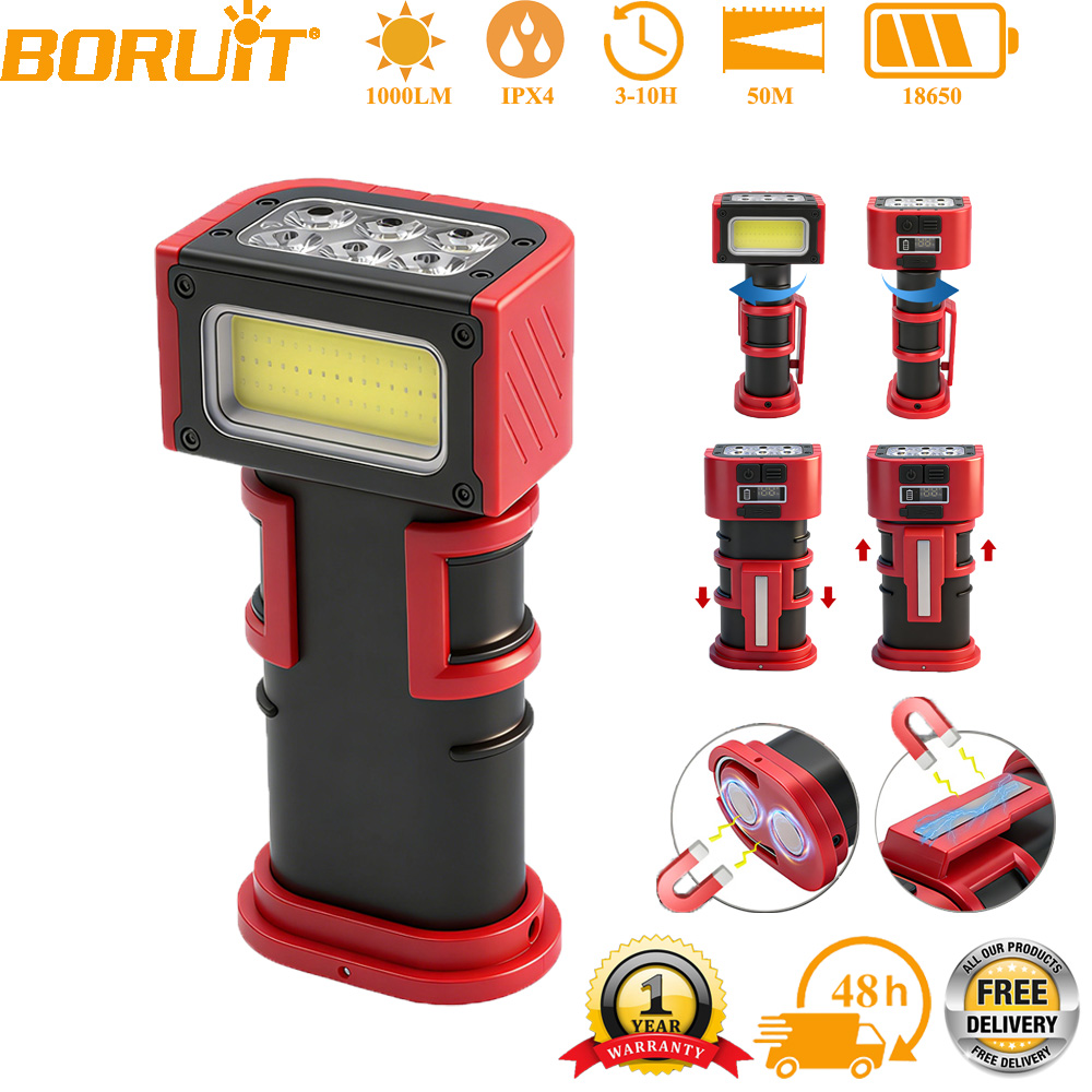 BORUiT COB LED Lampu Kerja 100 - Cycling To Work ulasan dan harga