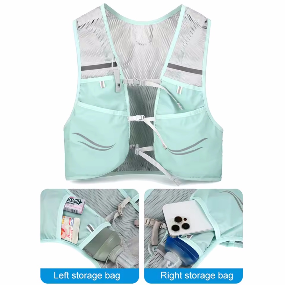 Rompi Lari Reflektif Tas Dada  - Reflective Vest Cycling ulasan dan harga
