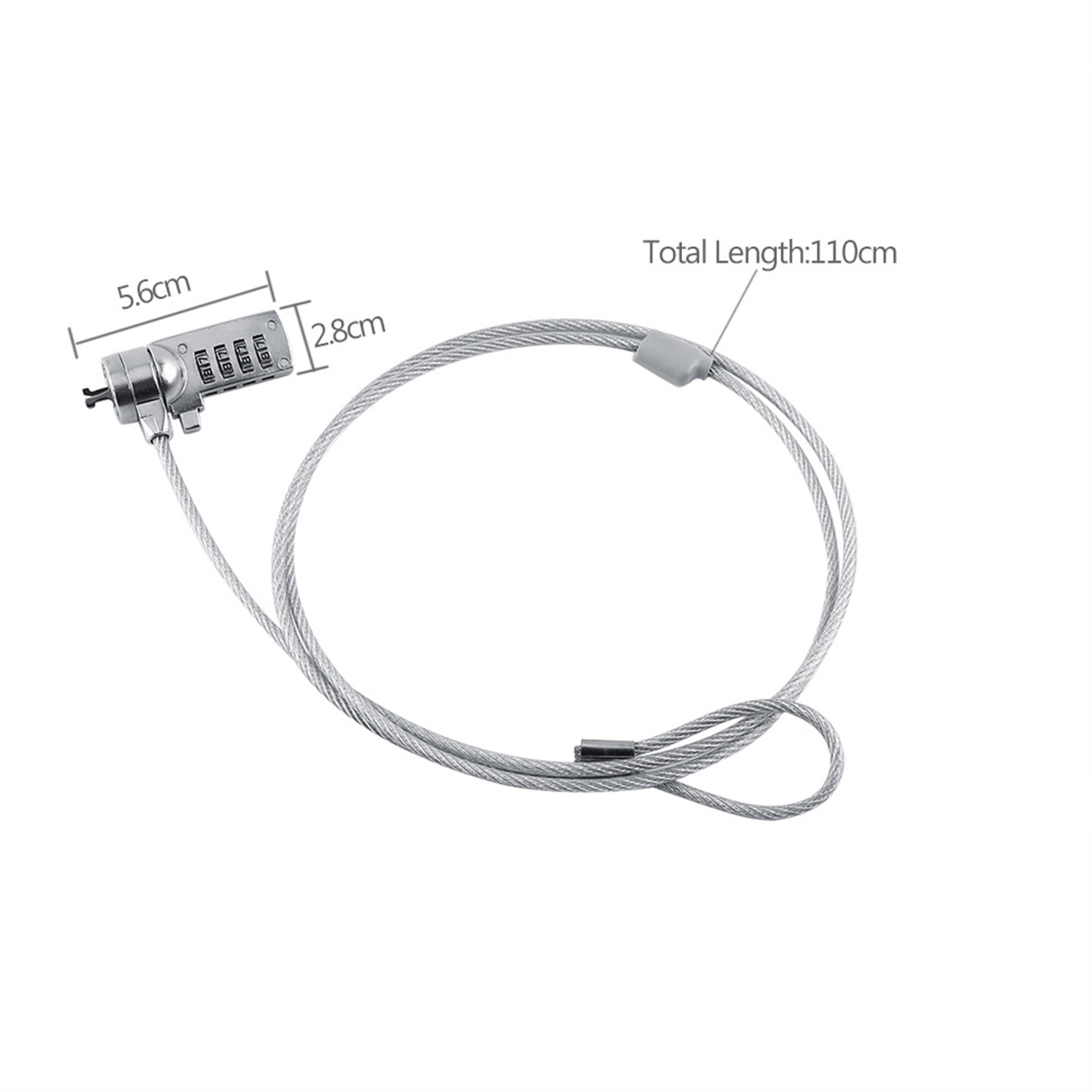Pencegah pencurian Laptop komb - Chain Lock Combination ulasan dan harga