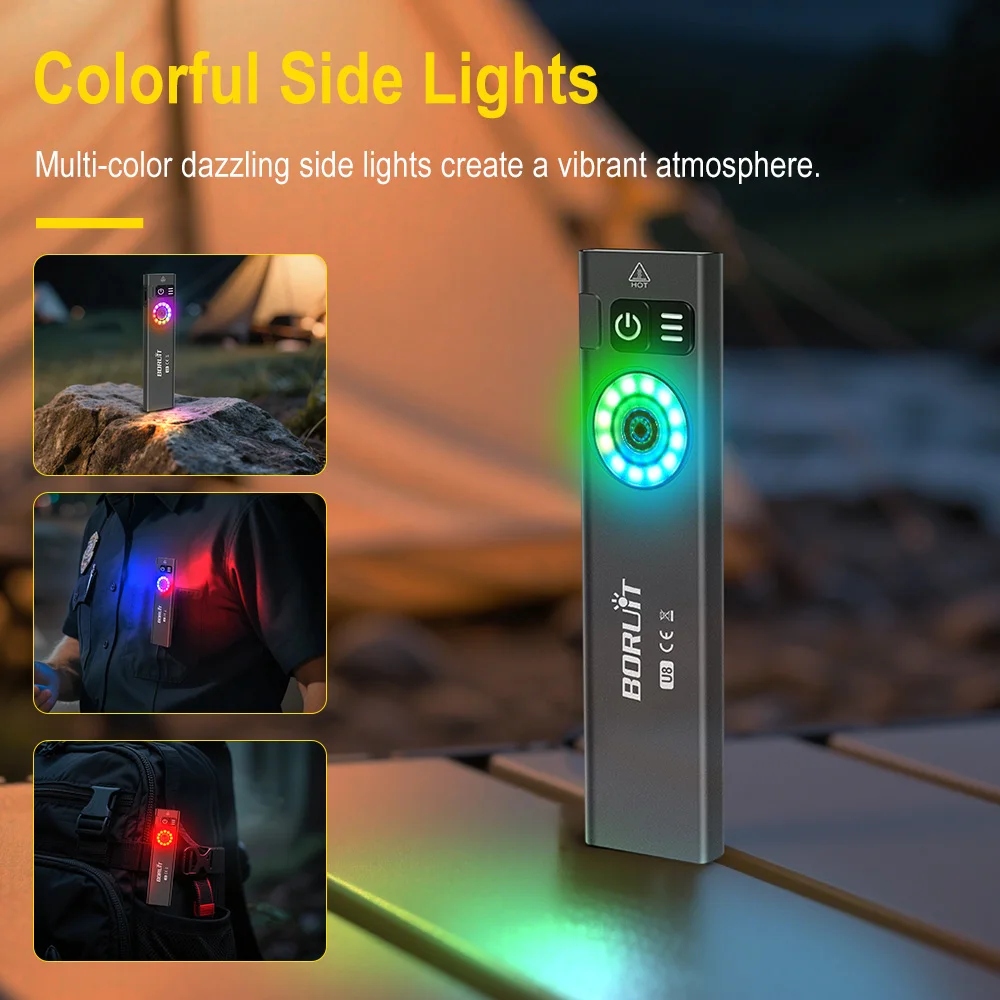BORUiT U8 650LM EDC Senter LED - Cycling To Work ulasan dan harga