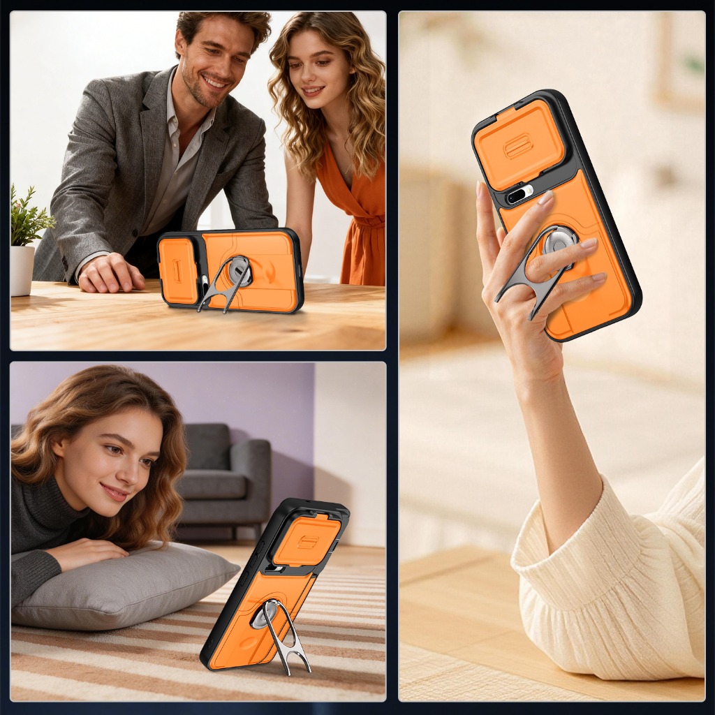 Pelindung Lensa Kamera Geser C - Kickstand Adjustable ulasan dan harga