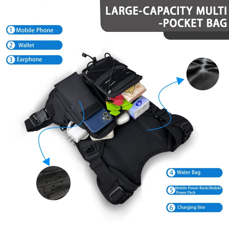 ​ Tas Dada Taktis Berkualitas  - Reflective Vest Cycling ulasan dan harga