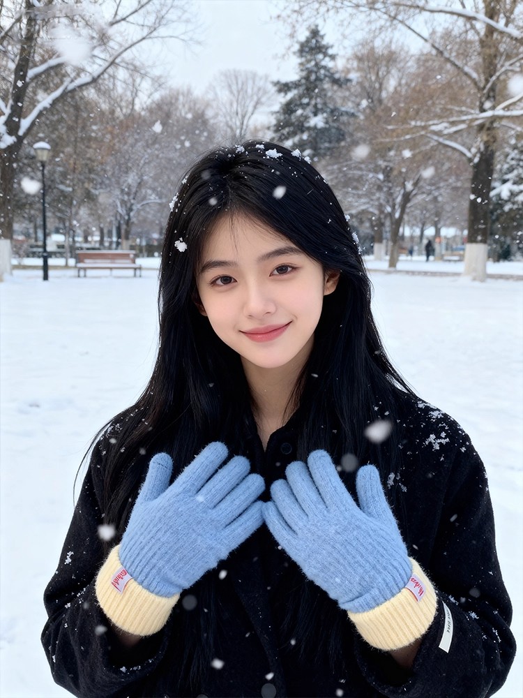 Sarung Tangan Rajut Gaya Korea - Winter Cycling Commute ulasan dan harga