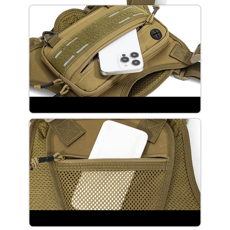 Tas Rompi Dada Taktis untuk Be - Reflective Vest Cycling ulasan dan harga