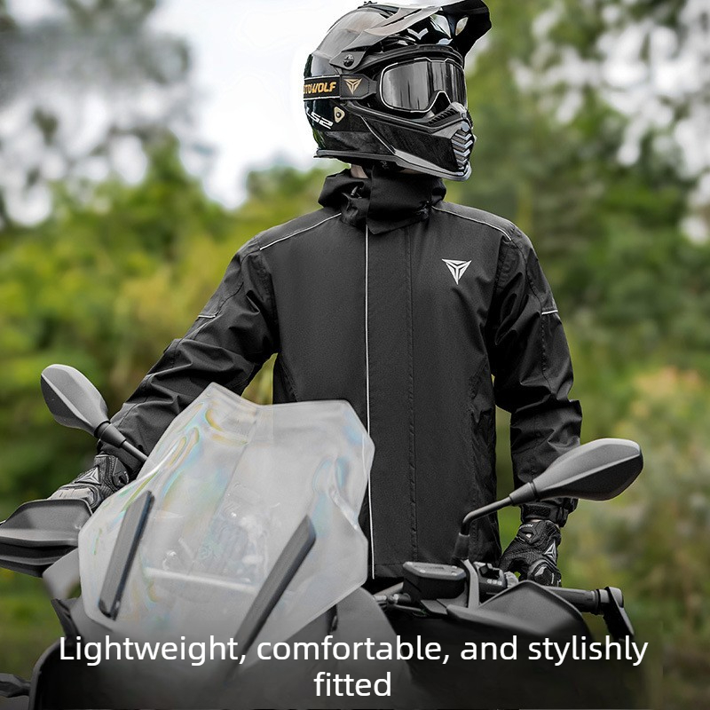 Setelan Jas Hujan Motor Anti A - Cycling Commuter Rain Jacket ulasan dan harga