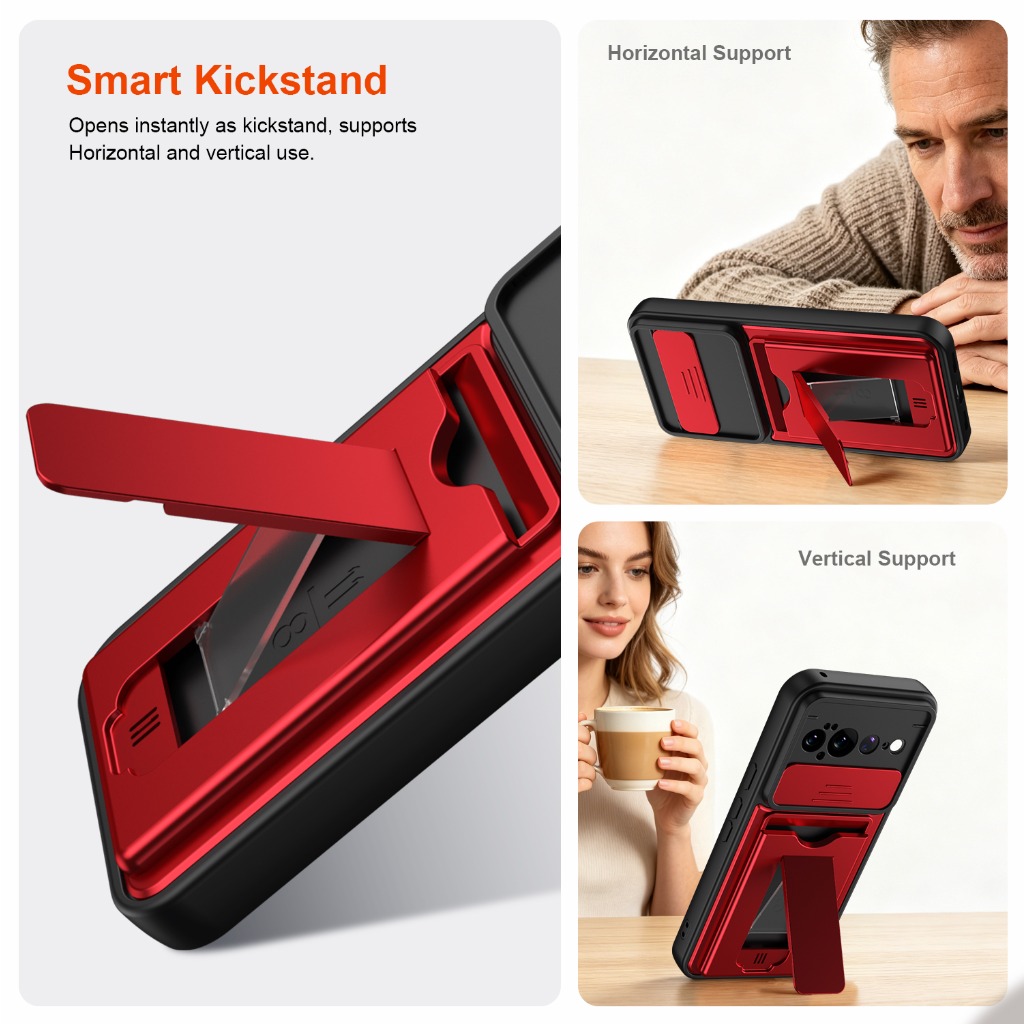 Casing Ponsel Pelindung Lensa  - Kickstand Adjustable ulasan dan harga