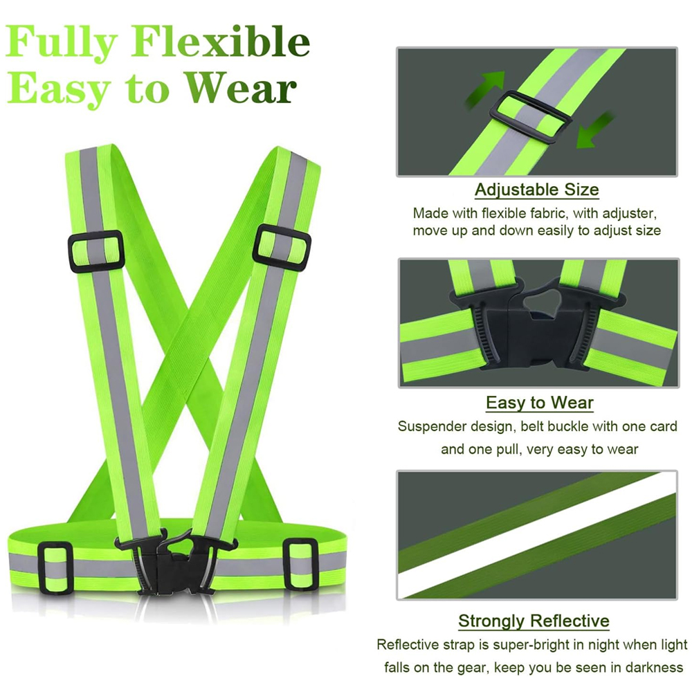 1 Buah Rompi Lari Malam Hari R - Reflective Vest Cycling ulasan dan harga