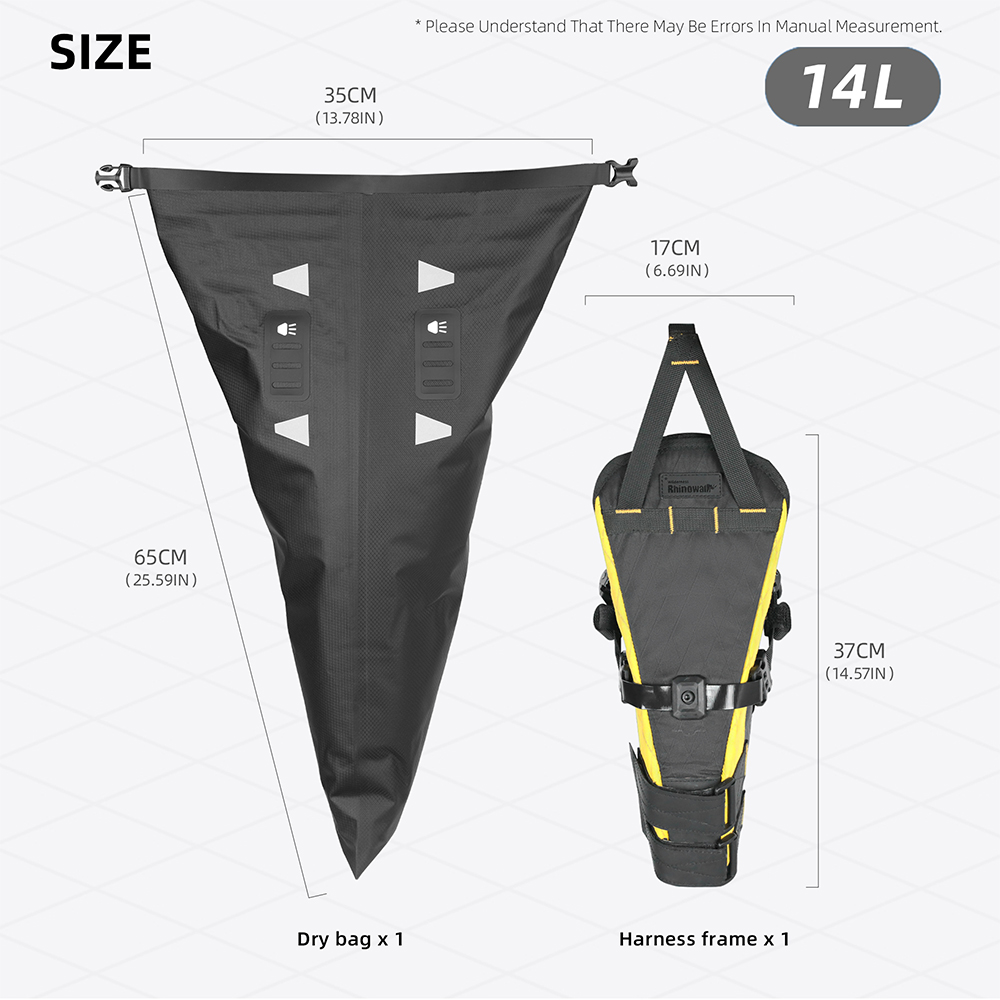Rhinowalk tas ekor sepeda anti - Cycling Journey ulasan dan harga