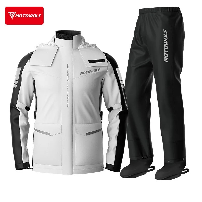 Jaket Hujan Motor Motowolf Ref - Cycling Commuter Rain Jacket ulasan dan harga