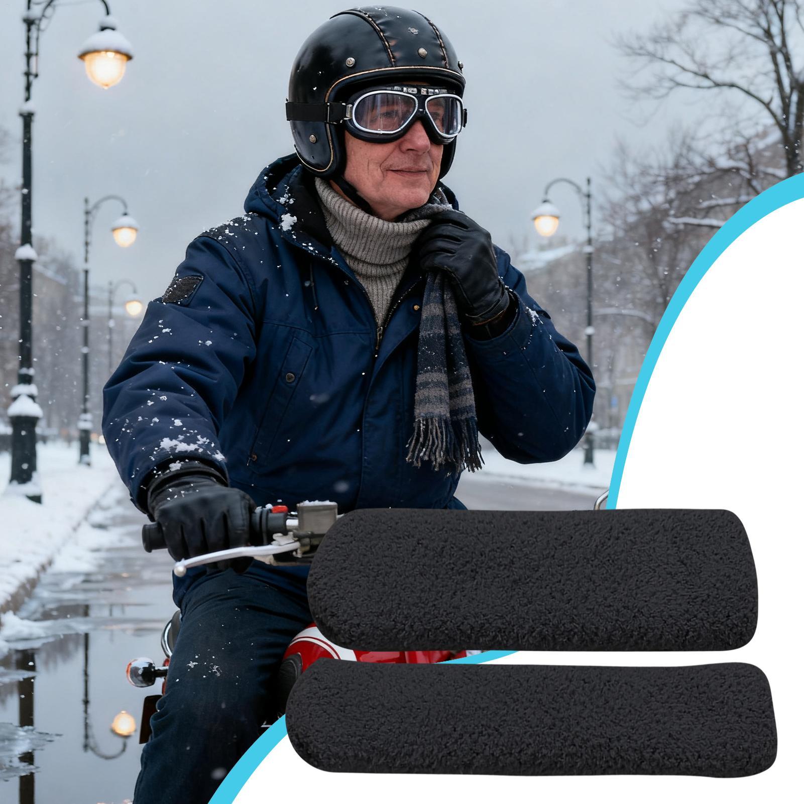 Penutup Stang Sepeda Motor Set - Winter Cycling Commute ulasan dan harga