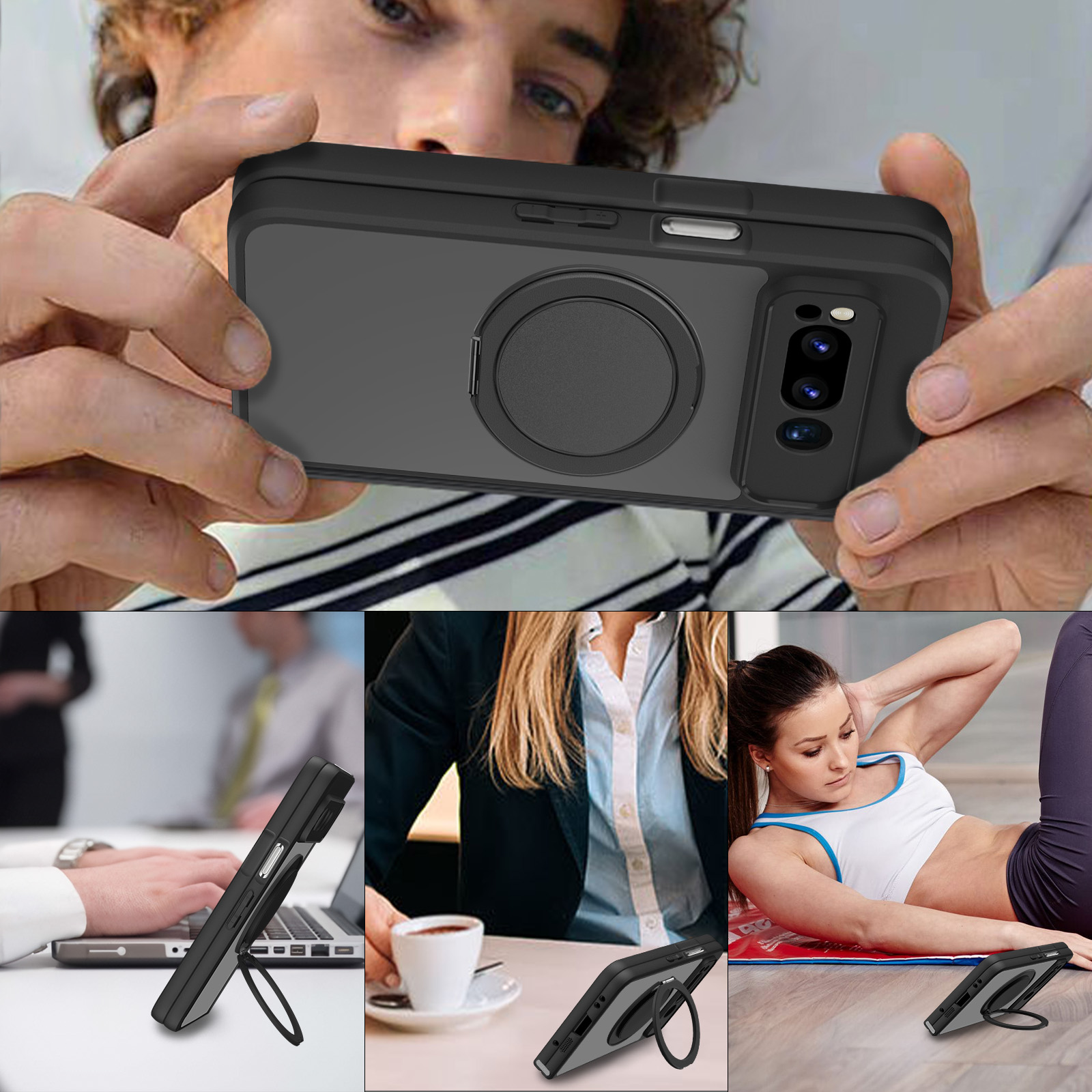 Casing Magnetik Google Pixel F - Kickstand Adjustable ulasan dan harga