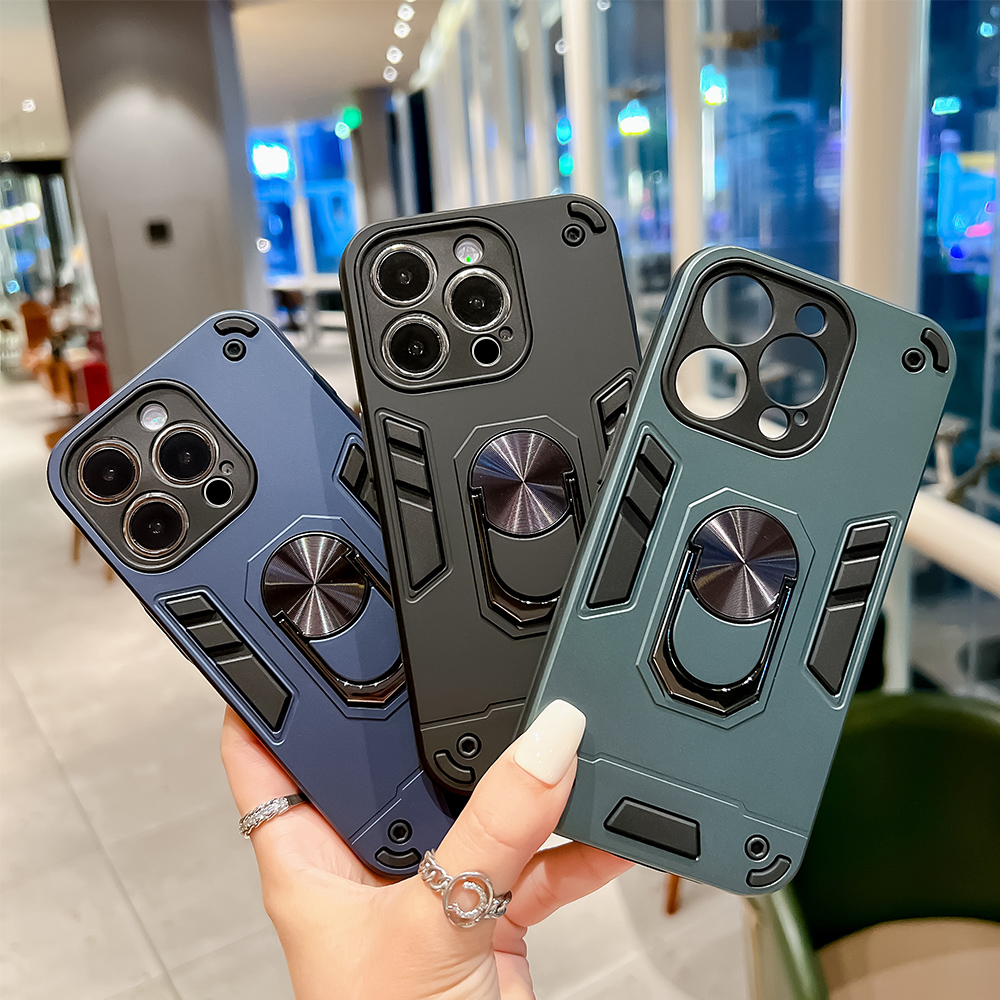 Casing Ponsel dengan Cincin Ma - Kickstand Adjustable ulasan dan harga