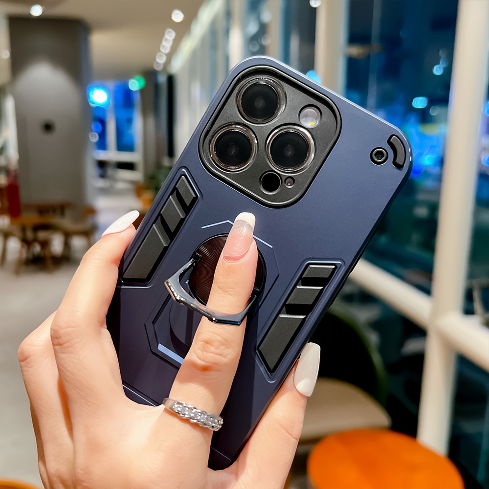 Casing Ponsel dengan Cincin Ma - Kickstand Adjustable ulasan dan harga