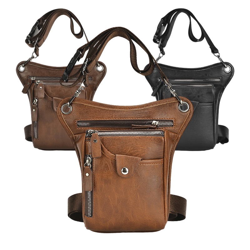 Tas Pinggang Kulit Pu Antik Ta - Cycling Commute Bag ulasan dan harga