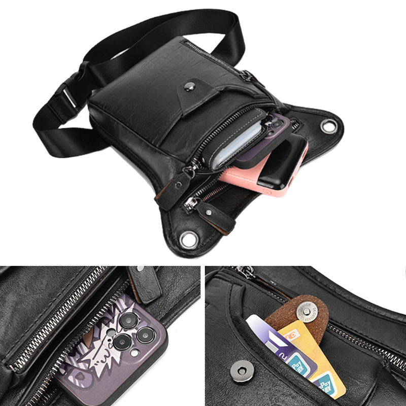 Tas Pinggang Kulit Pu Antik Ta - Cycling Commute Bag ulasan dan harga