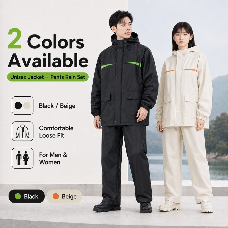 Setelan Hujan Bersepeda Anti A - Cycling Commuter Rain Jacket ulasan dan harga
