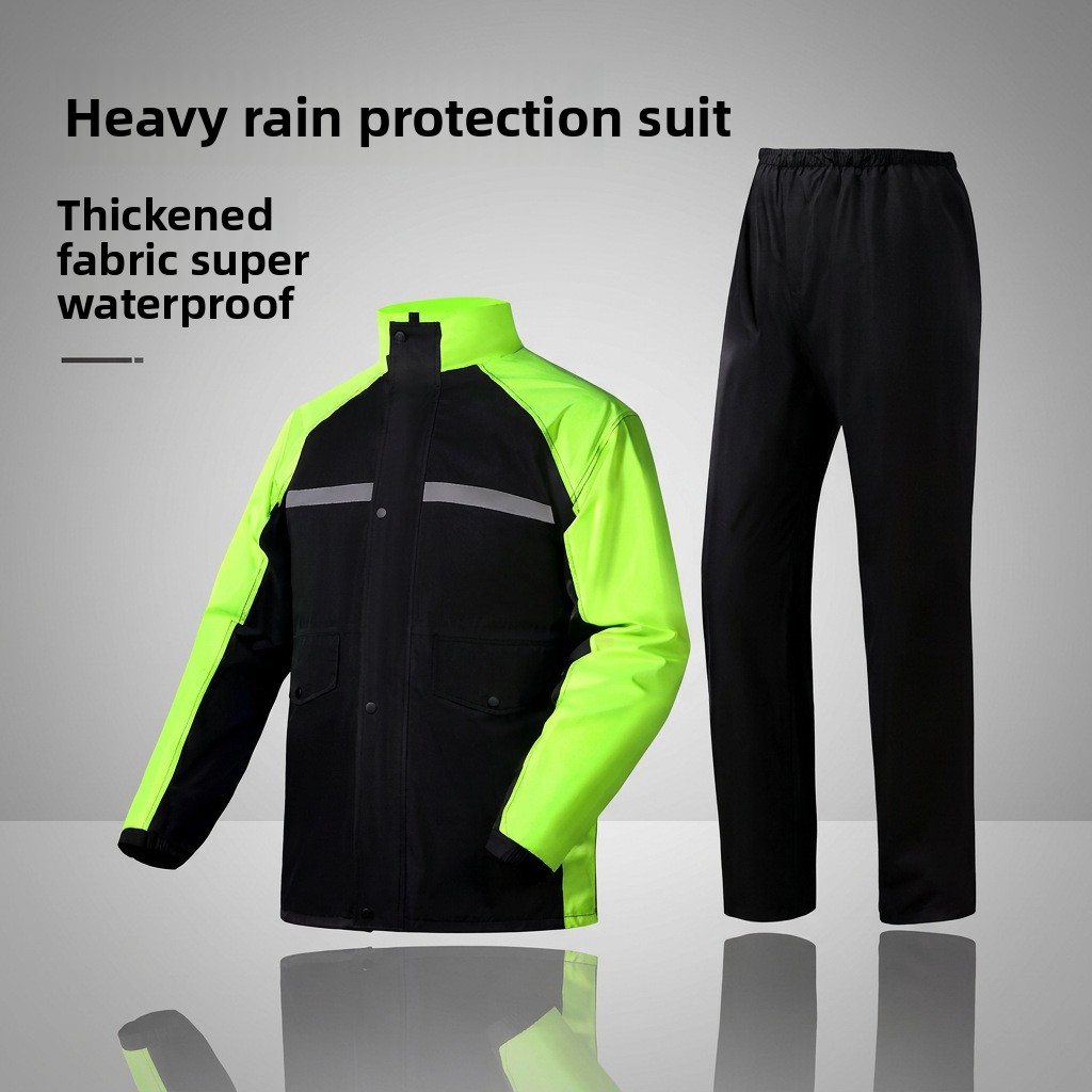 Setelan Jas Hujan Motor Tahan  - Cycling Commuter Rain Jacket ulasan dan harga
