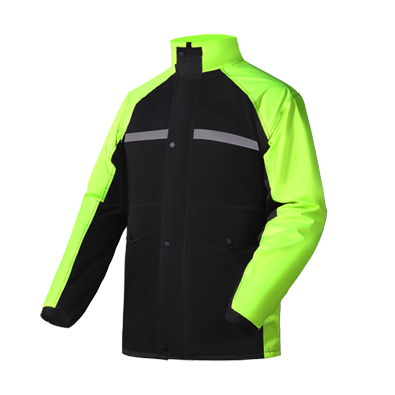 Setelan Jas Hujan Motor Tahan  - Cycling Commuter Rain Jacket ulasan dan harga
